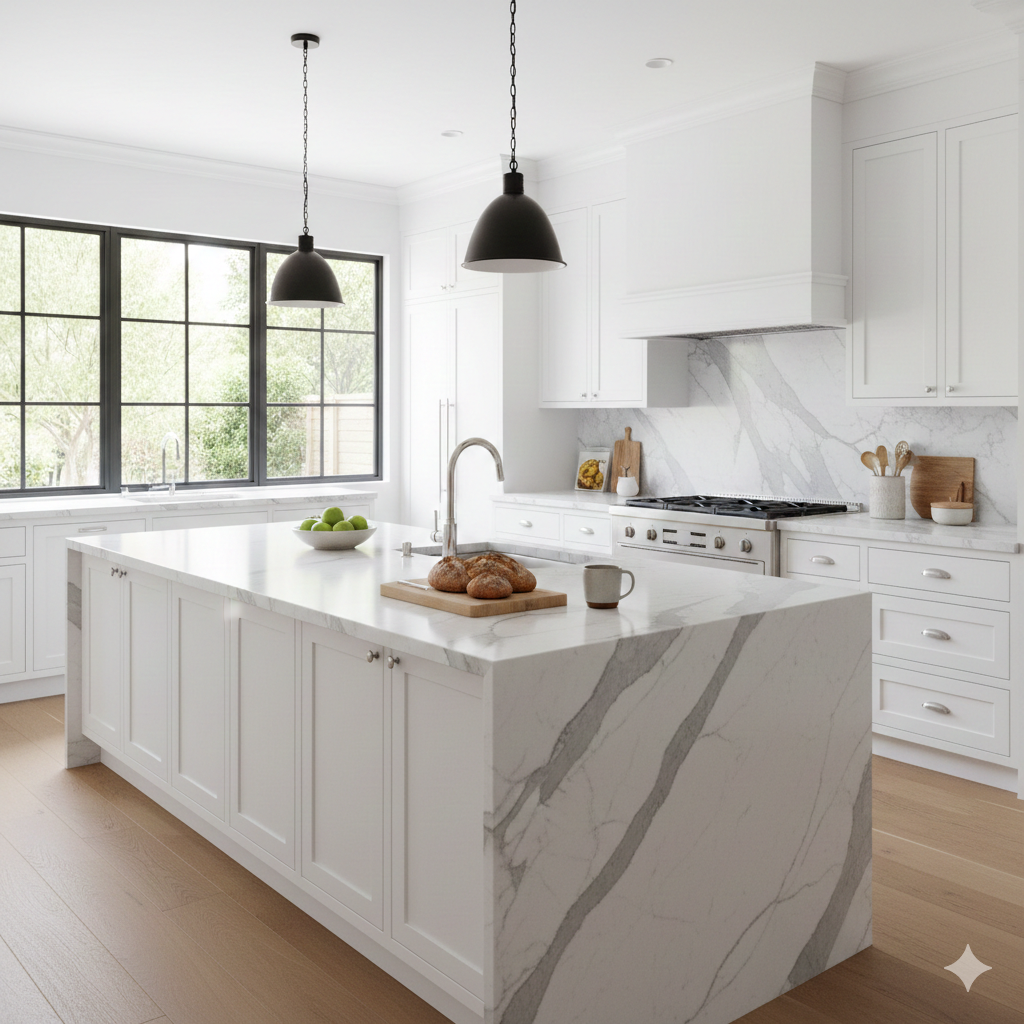 Countertop color with white cabinets