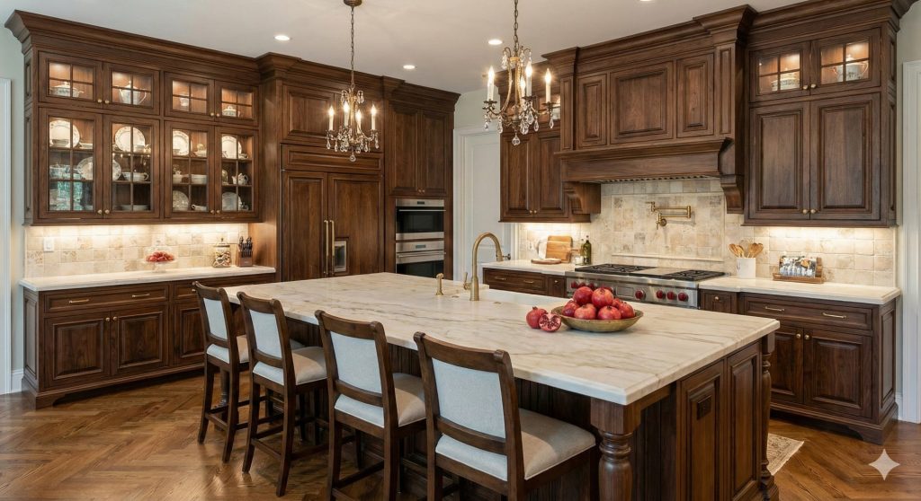 stock vs. custom kitchen cabinets