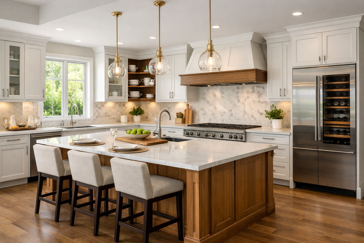 Kitchen budget broken down by key categories