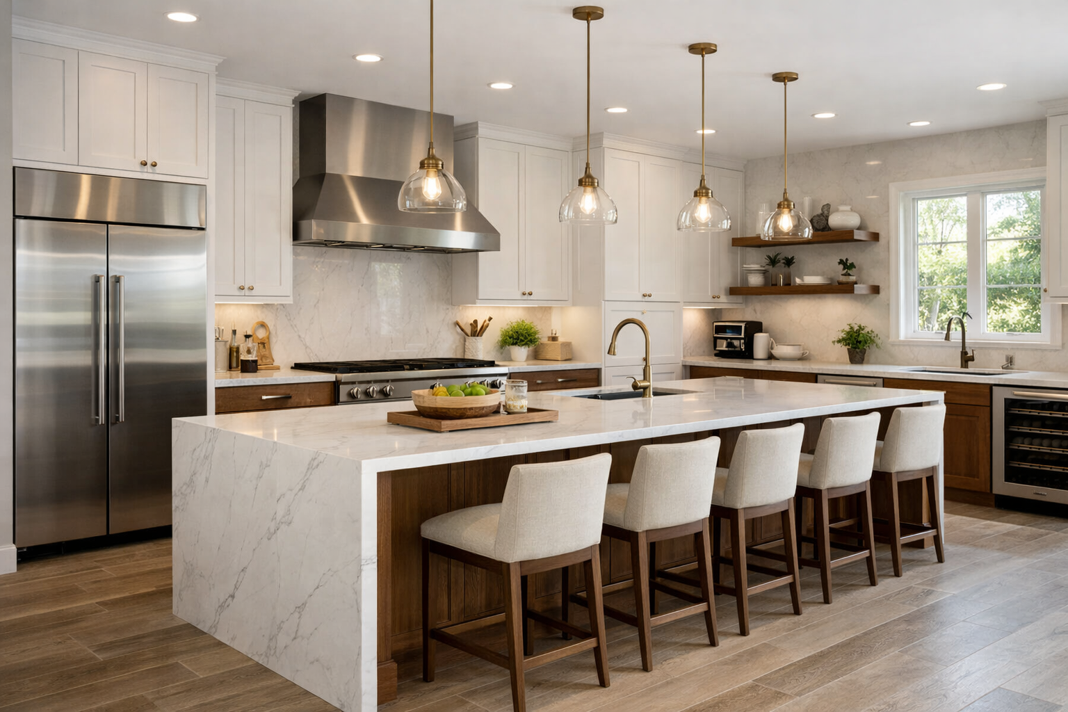 Bridgewater NJ modern kitchen remodel overview