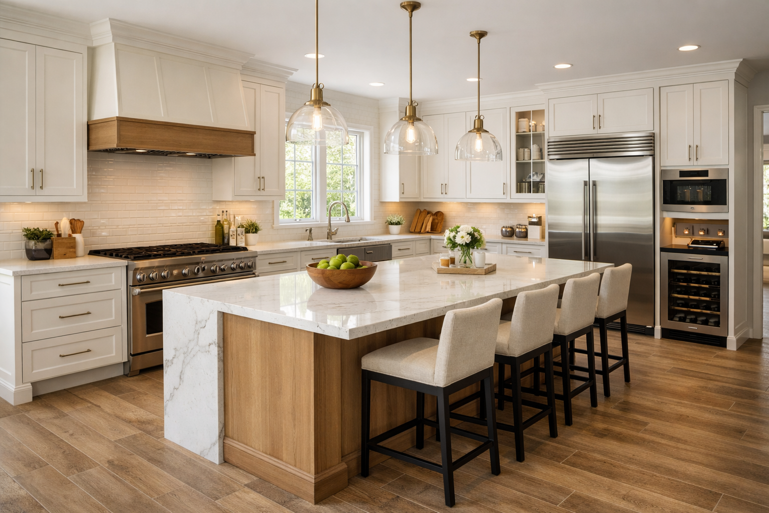 New Jersey kitchen showroom with cabinets and countertops