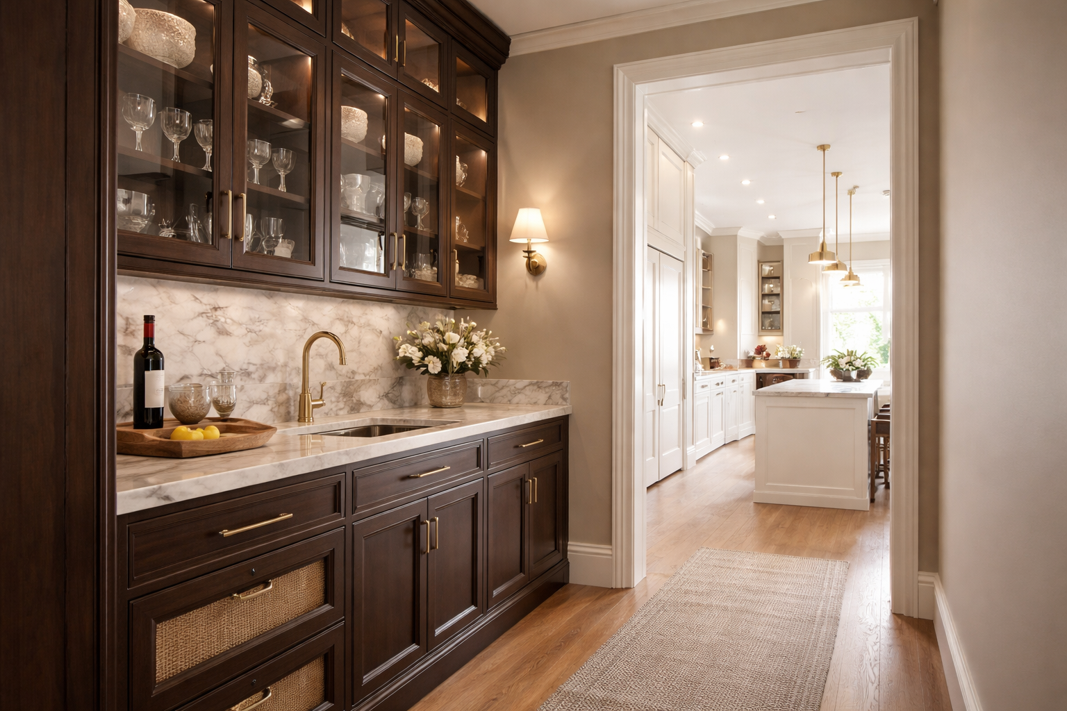 Elegant dressing room style luxury closet