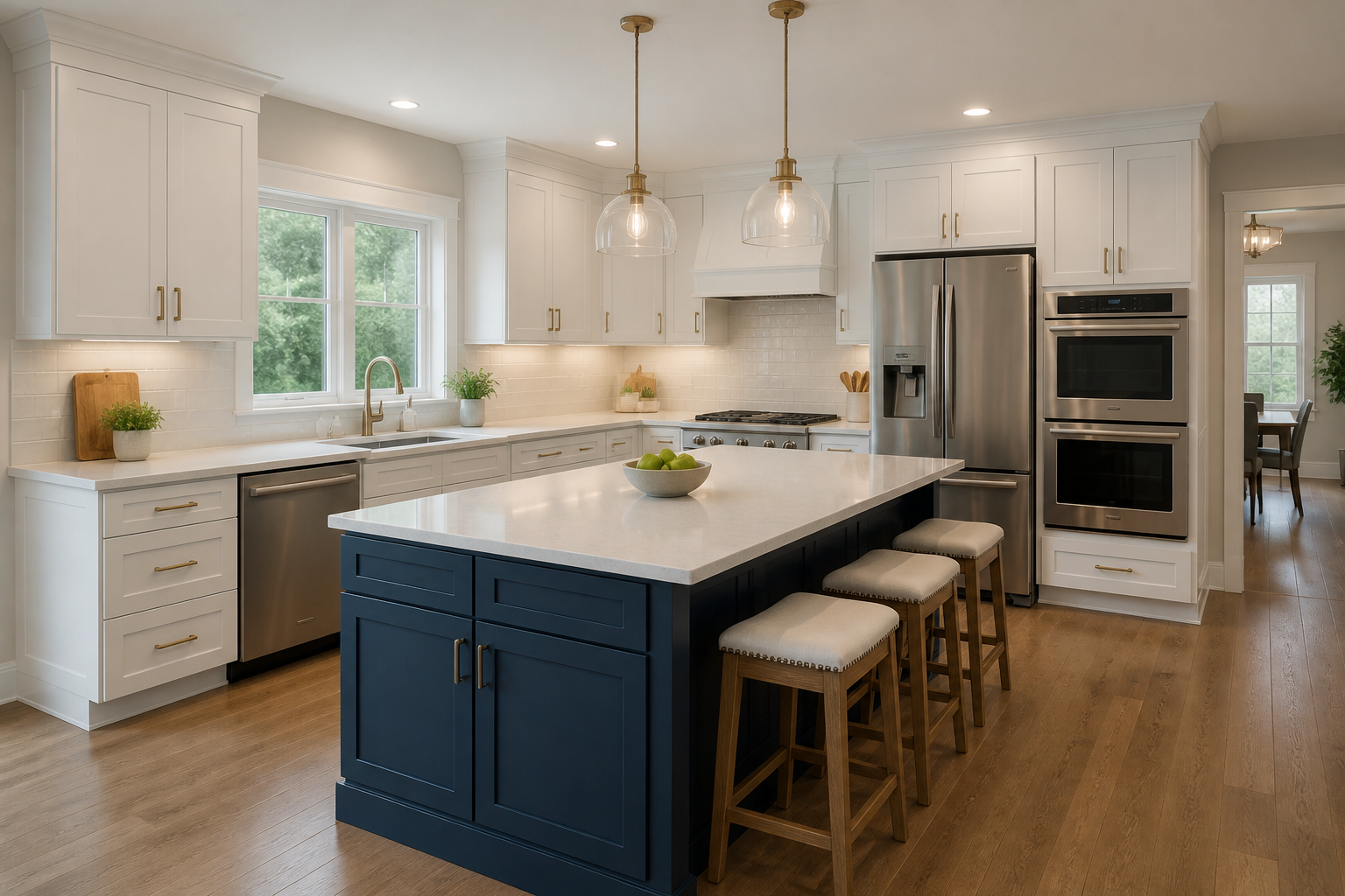 Modern Wayne NJ kitchen cabinets design