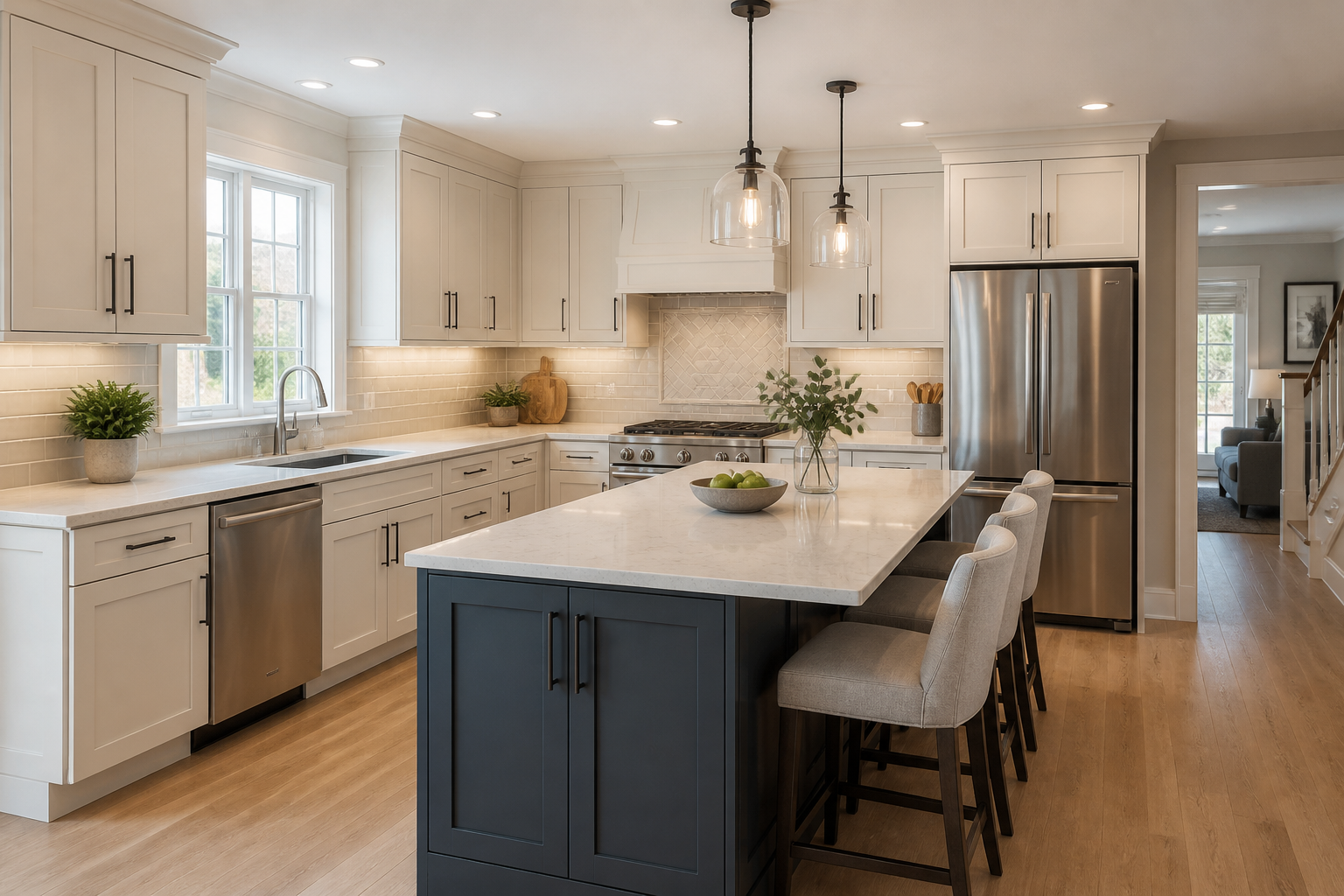 Full service kitchen remodel in Wayne NJ