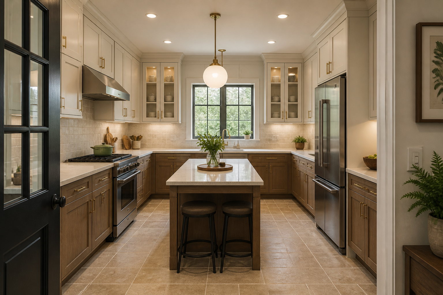 closed kitchen concept