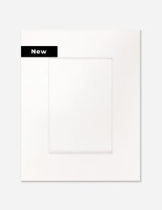 Americana Snow White cabinet door style by Tribeca Cabinetry