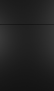 Catalina cabinet door by Fabuwood in Black finish