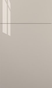 Catalina cabinet door by Fabuwood in Cashmere Gloss finish