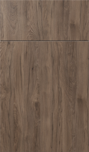 Catalina cabinet door by Fabuwood in Hickory Rock finish