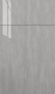 Catalina cabinet door by Fabuwood in Metallo 1 Gloss finish