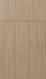 Catalina cabinet door by Fabuwood in Natural Elm finish