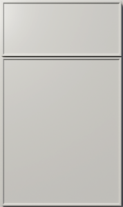 Echo cabinet door by Fabuwood in Cloud White finish