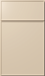 Echo cabinet door by Fabuwood in Macadamia Beige finish