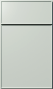Echo cabinet door by Fabuwood in Mint Green finish