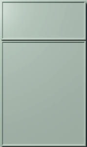 Echo cabinet door by Fabuwood in Sage Green finish