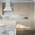 Kitchen with Echo Oyster cabinets by Fabuwood
