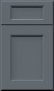 Fusion cabinet door by Fabuwood in Denim Blue finish