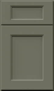 Fusion cabinet door by Fabuwood in Forest Green finish