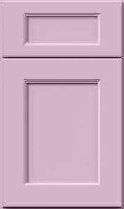 Fusion cabinet door by Fabuwood in Orchid Purple finish