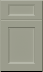 Fusion cabinet door by Fabuwood in Pistachio Green finish