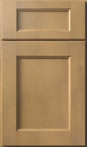 Fusion cabinet door by Fabuwood in Timber finish