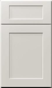 Galaxy cabinet door by Fabuwood in Cloud White finish