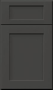 Galaxy cabinet door by Fabuwood in Graphite Black finish