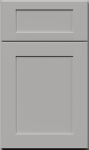 Galaxy cabinet door by Fabuwood in Nickel finish