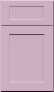 Galaxy cabinet door by Fabuwood in Orchid Purple finish