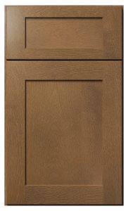 Galaxy cabinet door by Fabuwood in Truffle finish