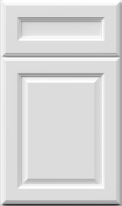 Hallmark cabinet door by Fabuwood in Frost finish