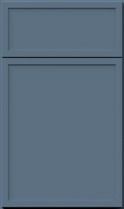 Luna cabinet door by Fabuwood in Denim Blue finish