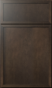Luna cabinet door by Fabuwood in Kona finish
