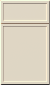 Luna cabinet door by Fabuwood in Linen finish