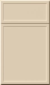 Luna cabinet door by Fabuwood in Macadamia Beige finish