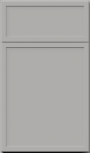 Luna cabinet door by Fabuwood in Nickel finish