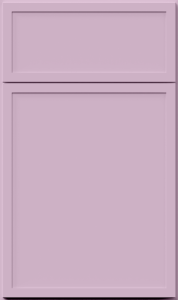 Luna cabinet door by Fabuwood in Orchid Purple finish
