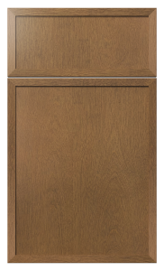 Luna cabinet door by Fabuwood in Truffle finish