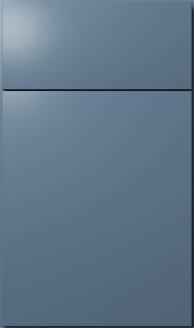 Luxe cabinet door by Fabuwood in Denim Blue finish