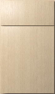Luxe cabinet door by Fabuwood in Desert Oak finish