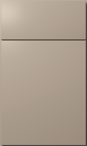 Luxe cabinet door by Fabuwood in Oyster finish