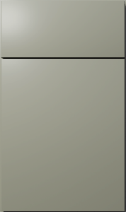 Luxe cabinet door by Fabuwood in Pistachio Green finish