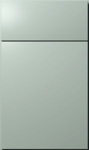 Luxe cabinet door by Fabuwood in Sage Green finish