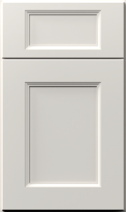Nexus cabinet door by Fabuwood in Cloud White finish