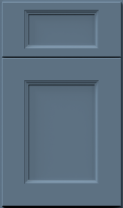 Nexus cabinet door by Fabuwood in Denim Blue finish