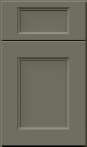 Nexus cabinet door by Fabuwood in Forest Green finish