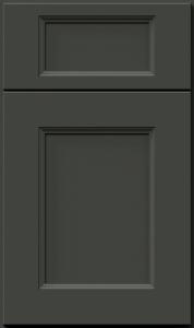 Nexus cabinet door by Fabuwood in Graphite Black finish
