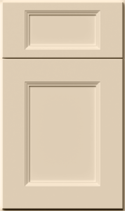 Nexus cabinet door by Fabuwood in Macadamia Beige finish