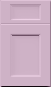 Nexus cabinet door by Fabuwood in Orchid Purple finish