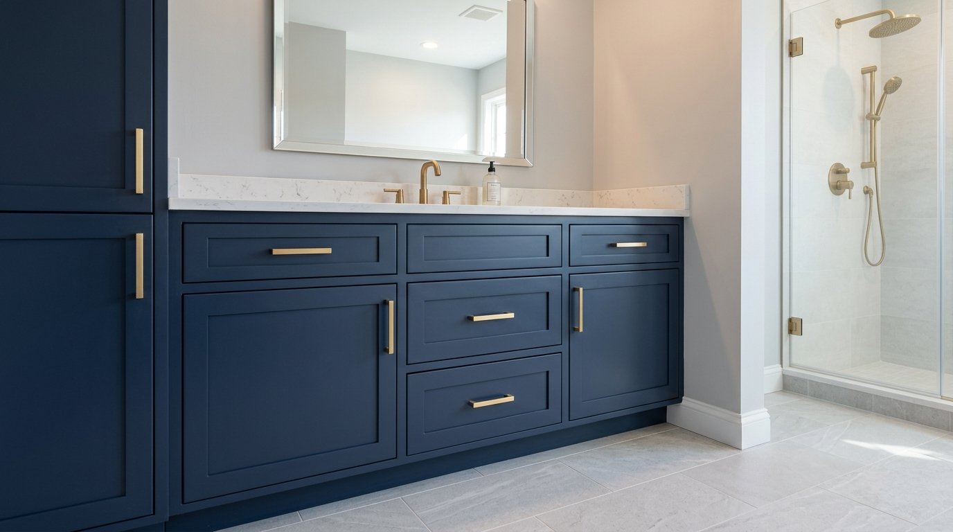 Different bathroom vanity heights for various users